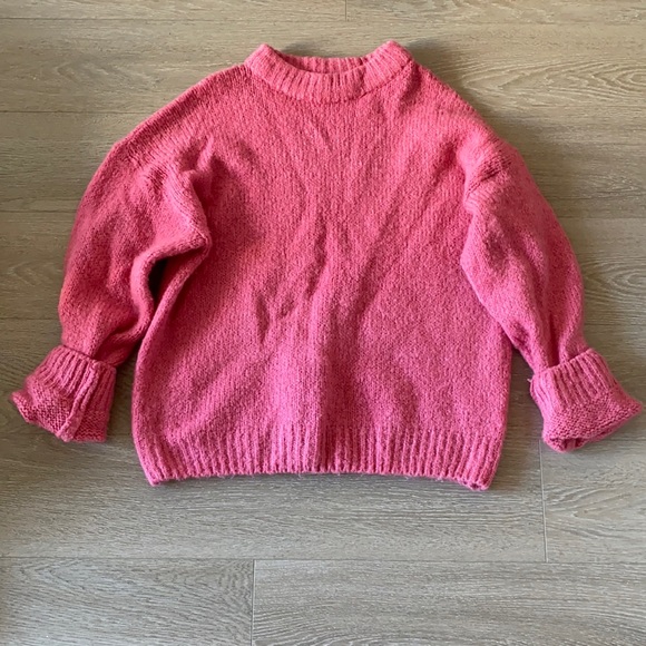 Pink 90s crew neck sweater - Picture 1 of 2